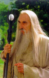 Saruman Christopher Lee