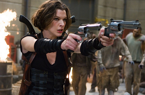 milla jovovich resident evil. of course Milla Jovovich