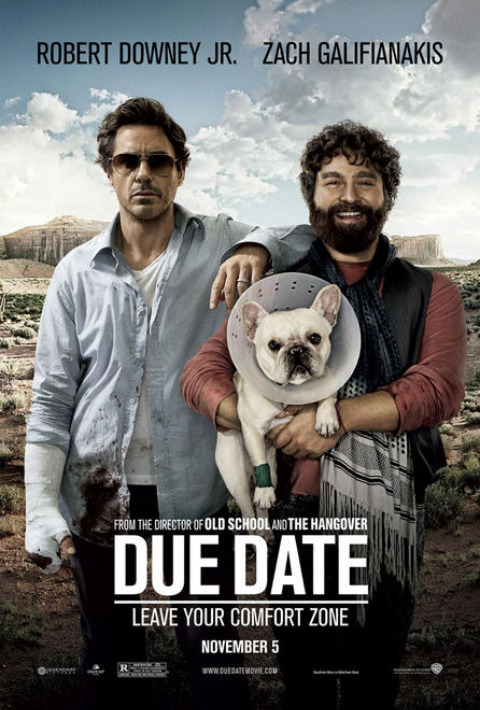 due date movie poster. translate a movie poster